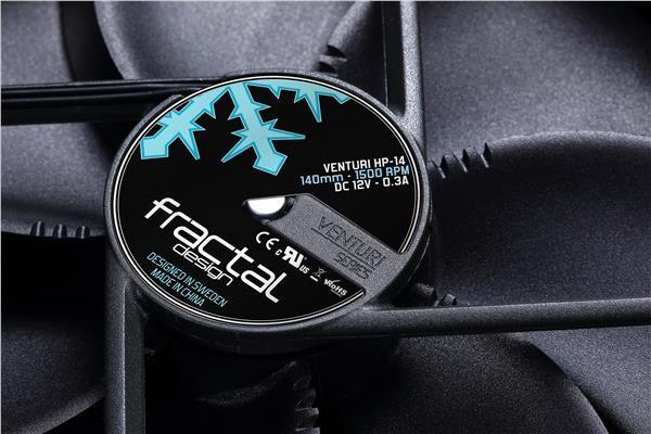 Ventilátor FRACTAL DESIGN 140mm Venturi HP-14 PWM čierny2