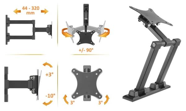 Držák Tv monitoru Fiber Mounts FM234
1
