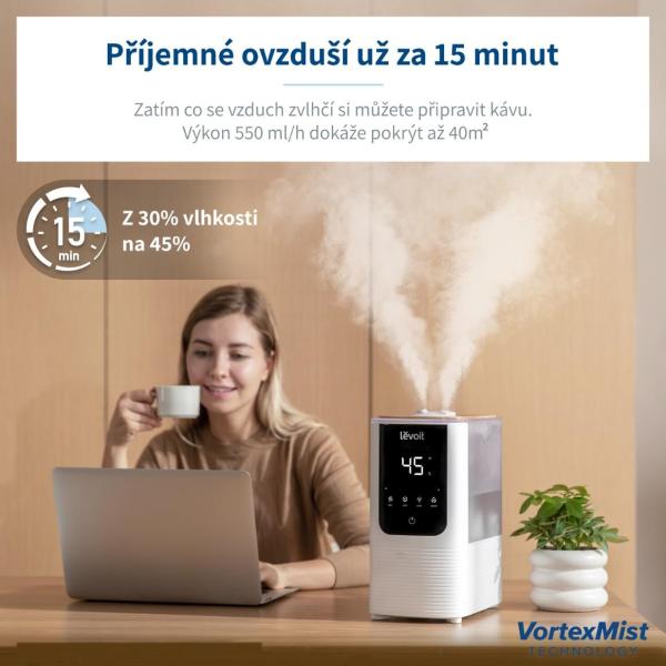 Levoit Oasis Mist Smart zvlhčovač vzduchu 4.5L4