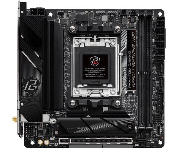 ASRock MB Sc AM5 B650I LIGHTNING WIFI,  AMD B650,  2xDDR5,  1xHDMI,  Mini-ITX0