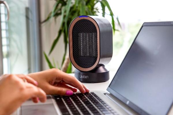 Lauben Desk Fan&Heater 2in1 600BB9