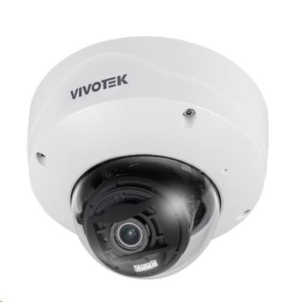 Vivotek FD9187-HT-A,  5Mpix,  až 30sn/ s,  H.265,  motorzoom 2.7-13.5 mm (100-30°), DI/ DO, PoE, Smart IR, SNV, WDR, MicroSDXC, vnút