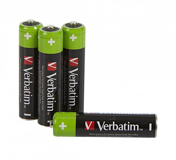 VERBATIM Nabíjecí baterie AAA Premium 4-Pack 950mAh HR03