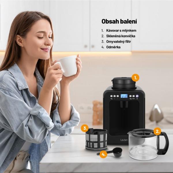 Lauben Grind&Drip Coffee Maker 600BB5