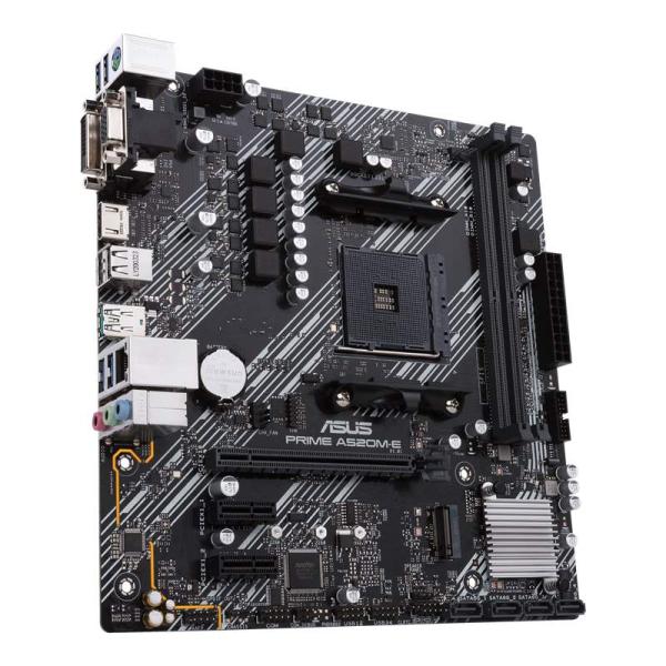 ASUS MB Sc AM4 PRIME A520M-E/ CSM,  AMD A520,  2xDDR4,  1xHDMI,  1xDVI,  1xVGA,  mATX2
