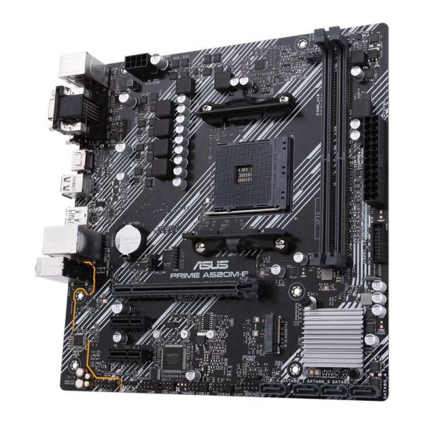 ASUS MB Sc AM4 PRIME A520M-E/ CSM,  AMD A520,  2xDDR4,  1xHDMI,  1xDVI,  1xVGA,  mATX3