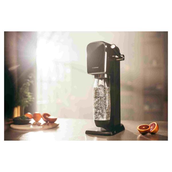 SodaStream ART výrobník sody,  mechanický,  1l láhev,  bombička s CO2,  černý4