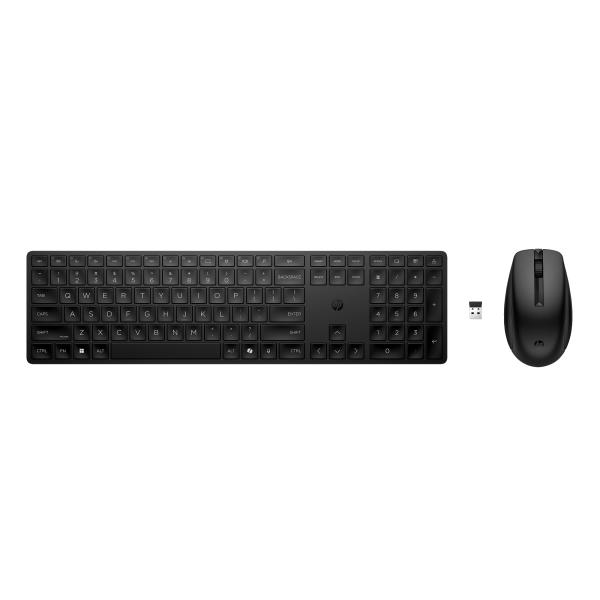 HP 650 Wireless Keyboard & Mouse Black Cz /  Sk combo - bezdrátová klávesnice a myš