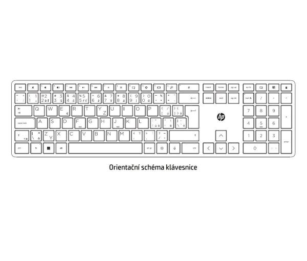 HP 650 Wireless Keyboard & Mouse Black Cz /  Sk combo - bezdrátová klávesnice a myš3