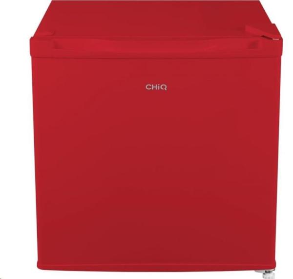 CHiQ CSD46D4RE minibar,  46 litrů,  2 přihrádky,  0 °C až +10 °C,  39 dB,  červený2