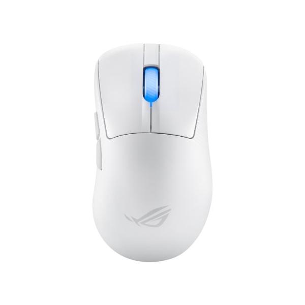 ASUS myš ROG Keris II Ace,  bezdrátová herní myš,  bílá2