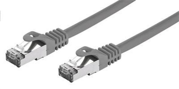 C-TECH kabel patchcord Cat7,  S/ FTP,  šedý,  10m