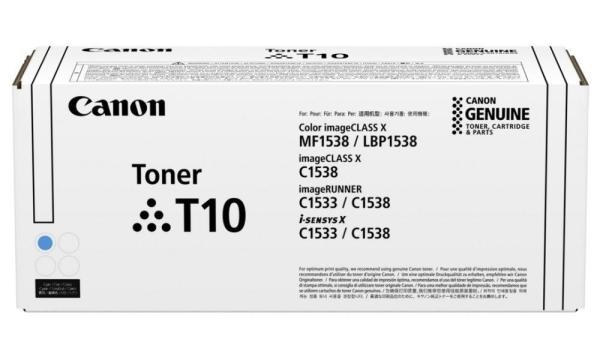 CANON TONER T10 CYAN pro i-SENSYS X C1533i,  C1533iF,  C1538i,  C1538Fi  (10 000 str.)