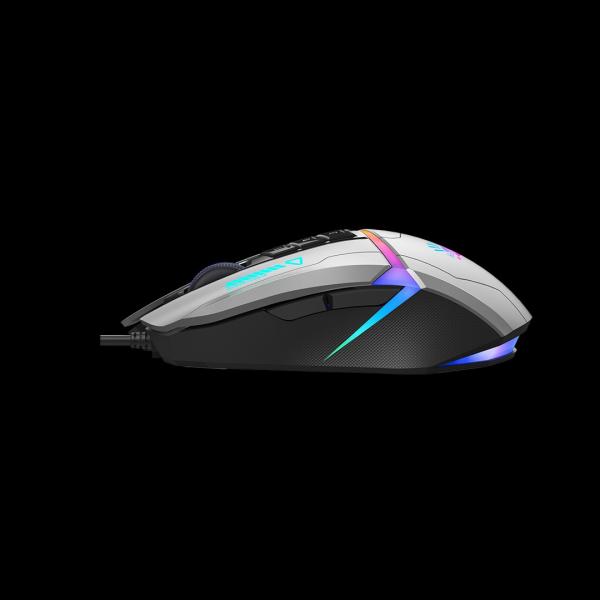 A4tech Bloody Myš W60 Max Activated,  podsvícená herní myš,  12000 DPI,  USB,  Šedá2