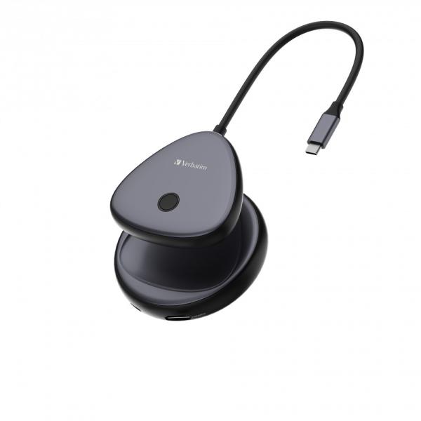 VERBATIM Display Adapter WDA-02 Share My Screen 4K,  USB-C hub