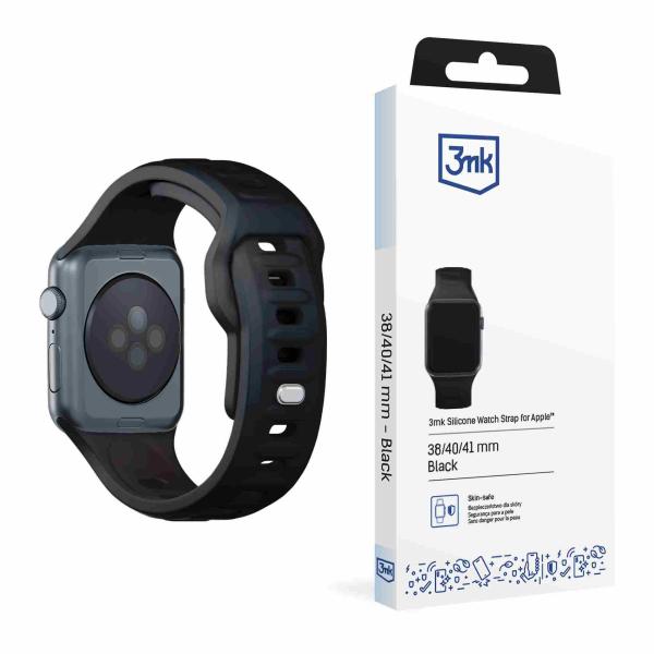 3mk řemínek Watch Strap pro Apple 38/ 40/ 41 mm Black