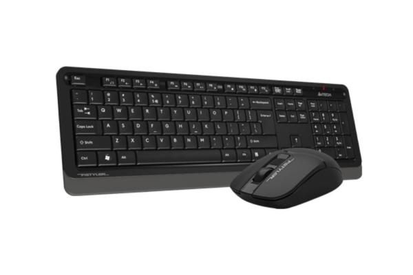 A4tech Set klávesnice+myš FG1012,  Bezdrátový,  US,  černá1