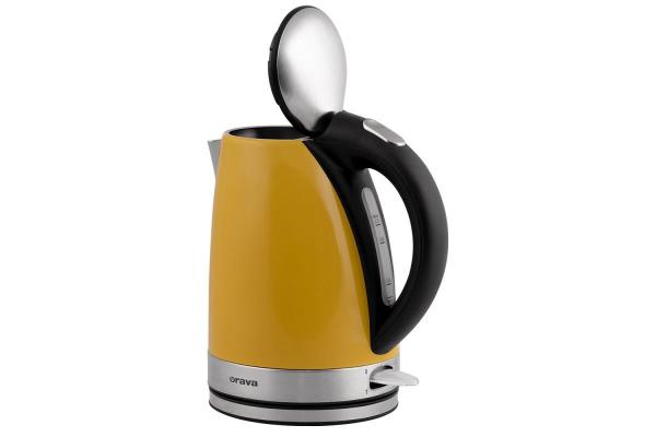 Orava VK-3217 Y rychlovarná konvice,  2000 W,  1.7 l,  automatické vypnutí,  žlutá0