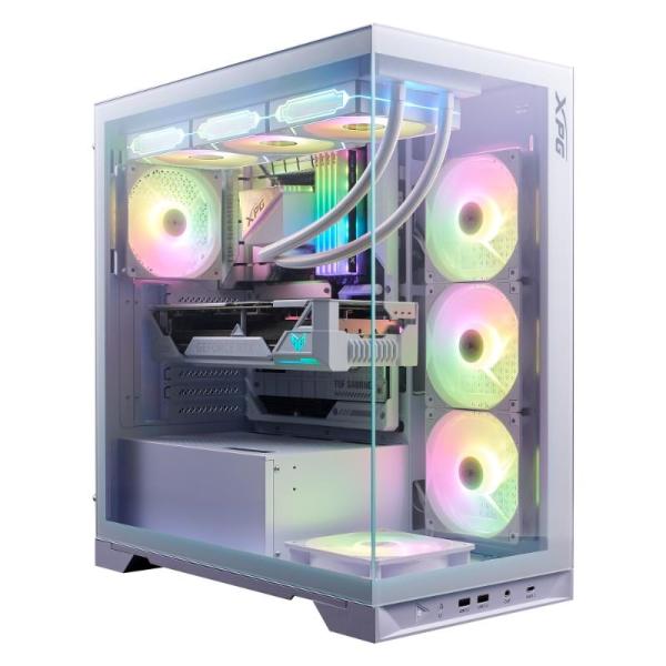 ADATA XPG case INVADER X BTF Mid-Tower,  bez zdroje,  5x 120mm Fan,  Bílá