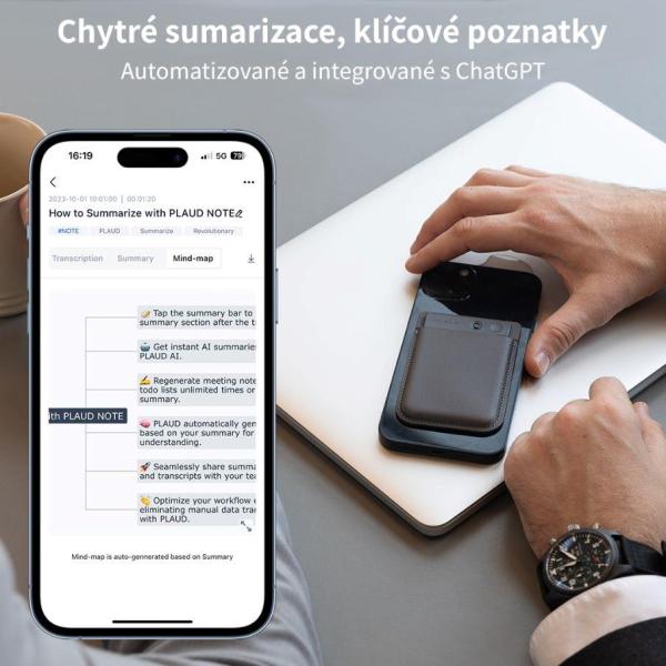 PLAUD NOTE Black - AI záznamník6