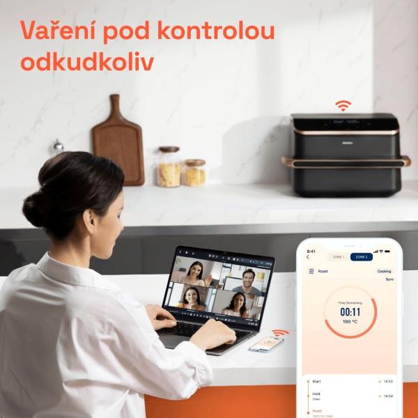 Cosori TF101S Dual blaze TwinFry 10l hozkovzdušná fritéza10