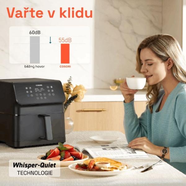 Cosori P651 PREMIUM II Chef edition 6, 2l horkovzdušná fritéza6