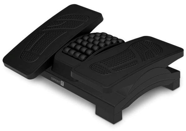 CONNECT IT Podložka pod nohy DoubleLegPad PRO For Health,  černá