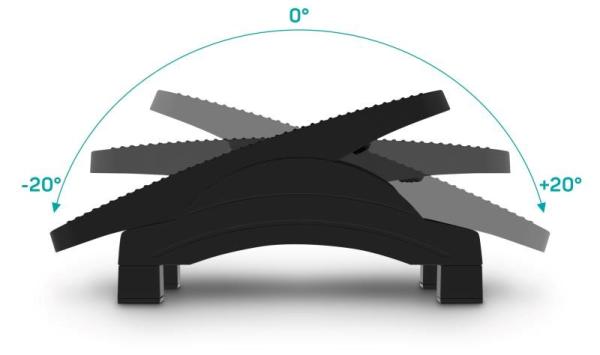 CONNECT IT Podložka pod nohy DoubleLegPad PRO For Health,  černá4