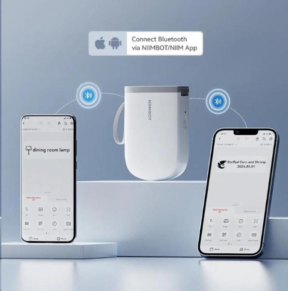 Niimbot Tiskárna štítků D11-H Smart,  bílá + role štítků 160 ks3