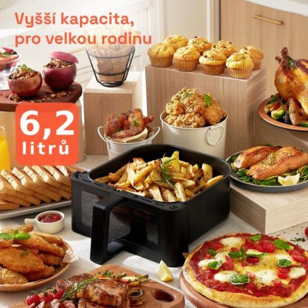 Cosori P653 PREMIUM II Plus Chef edition 6, 2l horkovzdušná fritéza,  černá3