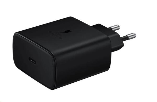 Samsung cestovní nabíječka EP-T4511XBE,  Fast Charging 45W,  USB-C + datový kabel USB-C,  černá1
