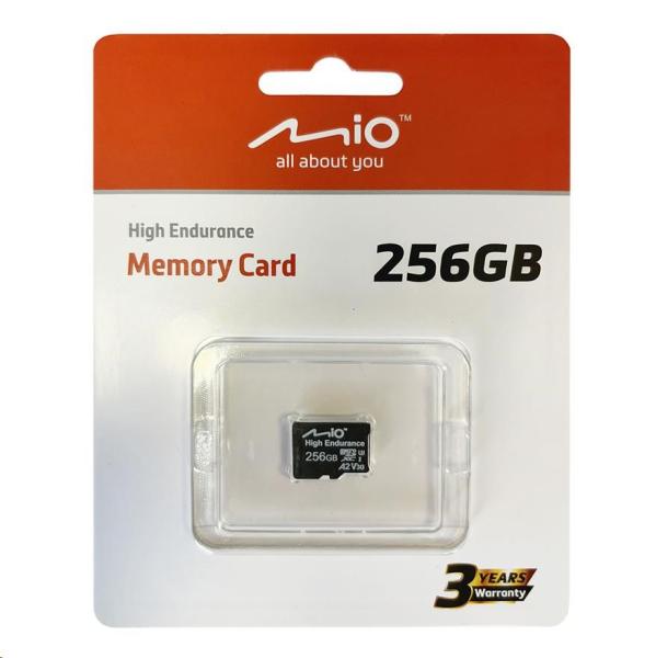 Mio 256 GB microSDXC,  V30,  U3,  A2 paměťová karta2