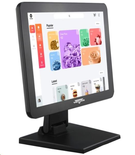 Virtuos 15"" LCD BMonitor BM-1500,  dotykový,  čtečka magnet. karet,  HDMI,  VGA,  USB3