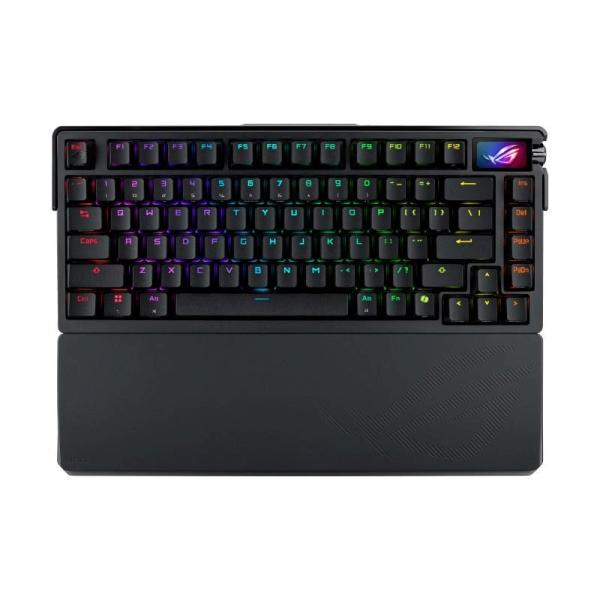 ASUS Klávesnice ROG Azoth Extreme,  Mechanická,  Bezdrátová BT,  RF 2.4GHz,  US,  černá