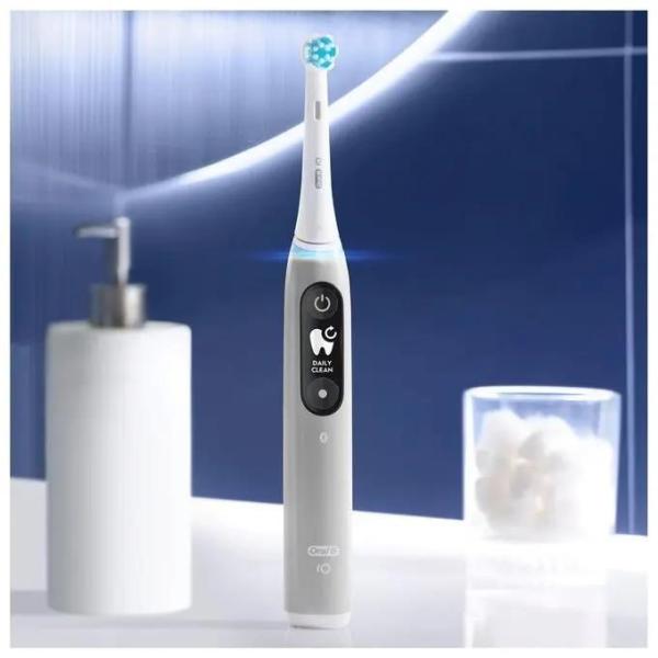 Oral-B iO Series 6s elektrický zubní kartáček,  časovač,  tlakový senzor,  5 programů,  aplikace Oral-B,  šedá2