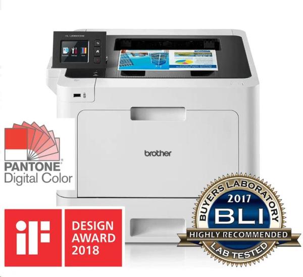 BAZAR - BROTHER tiskárna color laserová HLL-8360CDW- A4, 31ppm,  2400x600,  USB 2.0,  LAN,  WiFi,  250+50listů - open box