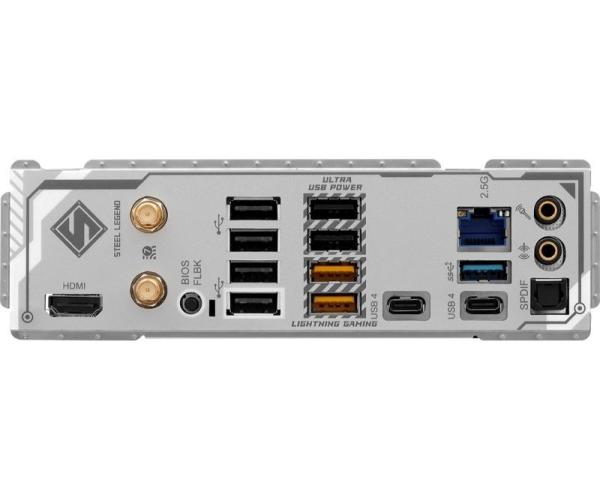 ASRock MB Sc AM5 X870 STEEL LEGEND WIFI,  AMD X870,  4xDDR5,  1xHDMI,  2xUSB4,  WI-FI2