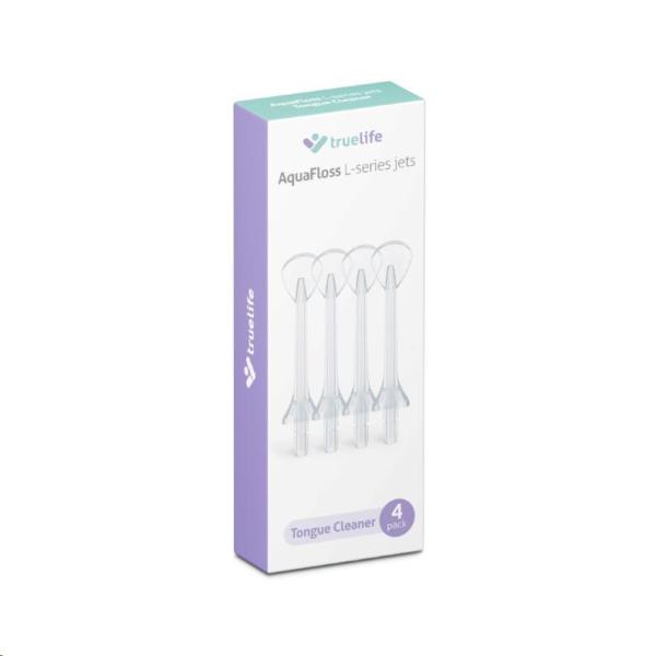 TrueLife AquaFloss L-series jets Tongue Cleaner 4 pack1