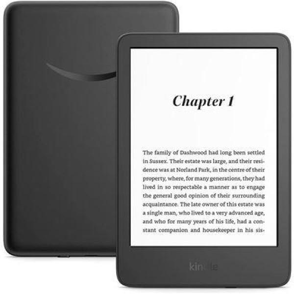 Amazon Kindle (2024) adds - černá /  otevřené