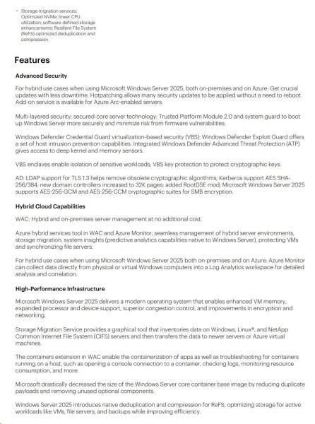 HPE Windows Server 2025 16-core Datacenter Reseller Option Kit (CZ EN Russia Pol Swe)1