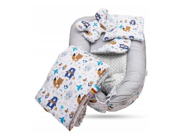 Set do postýlky - 7dílná sada Boho zvířátka0