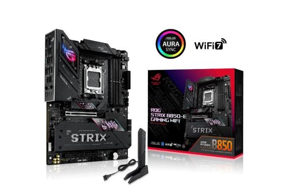 ASUS MB Sc AM5 ROG STRIX B850-E GAMING WIFI,  AMD B850,  4xDDR5,  1xUSB4,  1xDP,  1xHDMI,  WiFi,  ATX