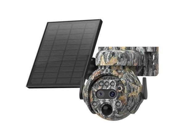 Solárna kamera Viking HDs04 4G sivá/ 2304x1296/ PIR detekcia/ pohybový senzor/ 7800mAh