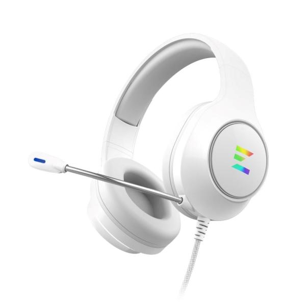 ZALMAN headset ZM-HPS310 RGB,  Herní,  Drátový USB,  7.1,  bílá