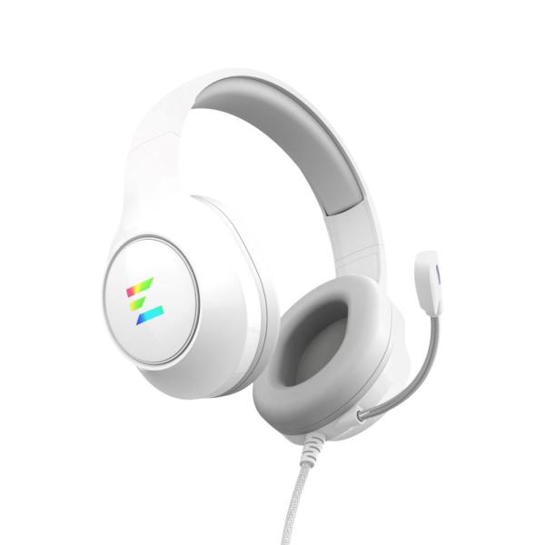 ZALMAN headset ZM-HPS310 RGB,  Herní,  Drátový USB,  7.1,  bílá2