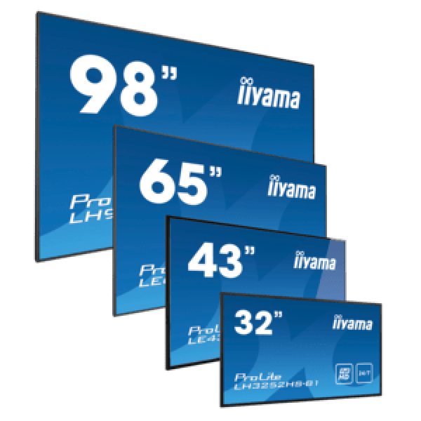 iiyama ProLite LFDs,  109, 2 cm (43""),  4K,  USB,  kit,  black