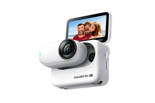 Insta360 GO 3S - 128GB miniaturní magnetická akční kamera,  bílá
