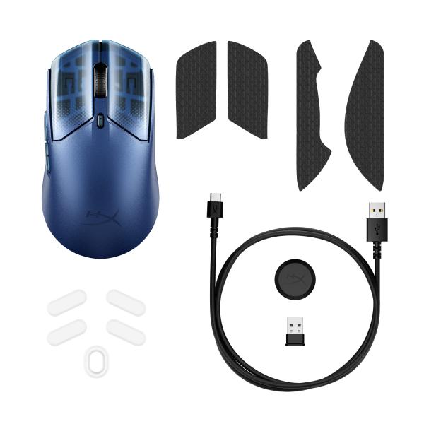 HyperX Pulsefire Haste 2 S Navy Wireless Gaming Mouse,  myš11
