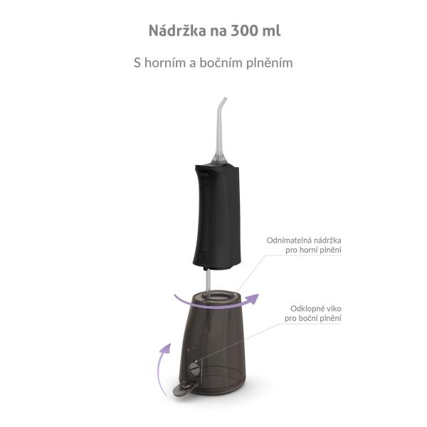 TrueLife AquaFloss Compact L100 Black - ústní sprcha3