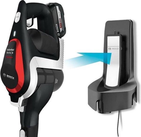 Bosch Unlimited Series 8 tyčový vysavač,  akumulátorový,  63 dB,  bezsáčkový,  černá4